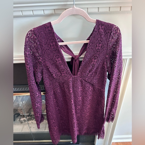 Free People Honey Honey
Minidress in Potent Purple - Picture 2 of 8